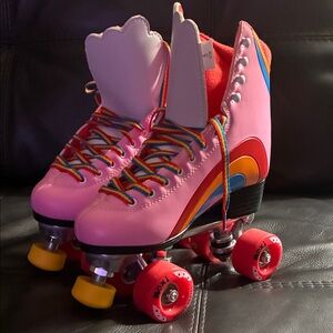 Colorful Women's Athletic Roller Skates